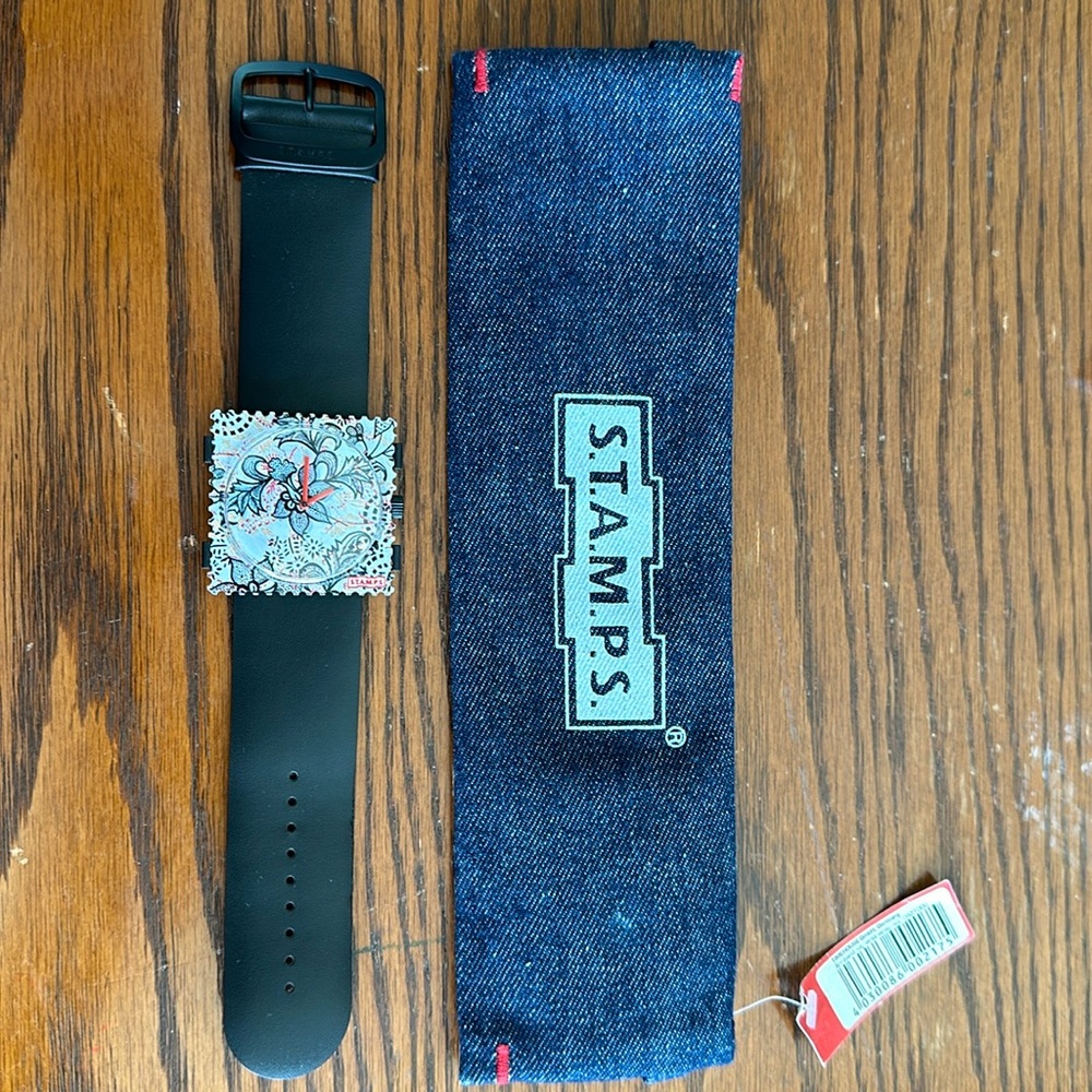 Stamps flower watch